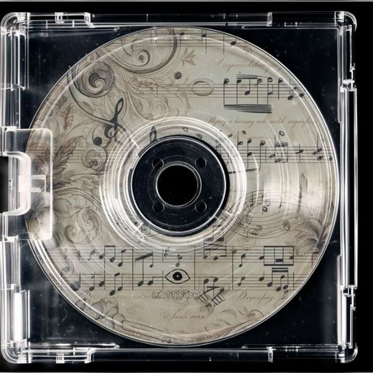 Jan 2026 album cover cd with musical notes